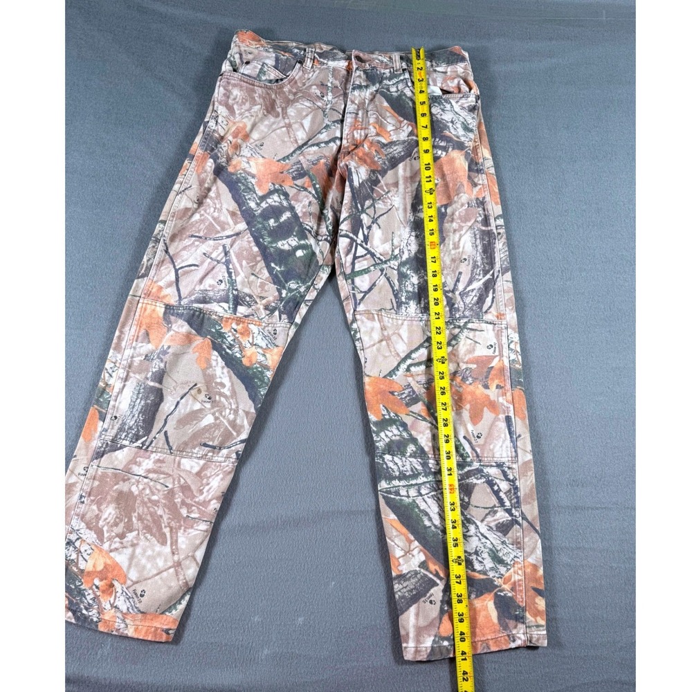 Wrangler Men's 36x34‎ Camo Jeans Realtree Style Hunting Pants 100% Cotton Denim - Picture 7 of 10